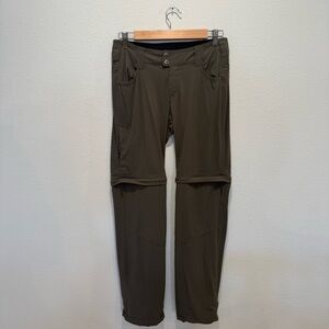 Columbia Omni-Shield Convertible Hiking Pants Zip-Off Shorts Size 6